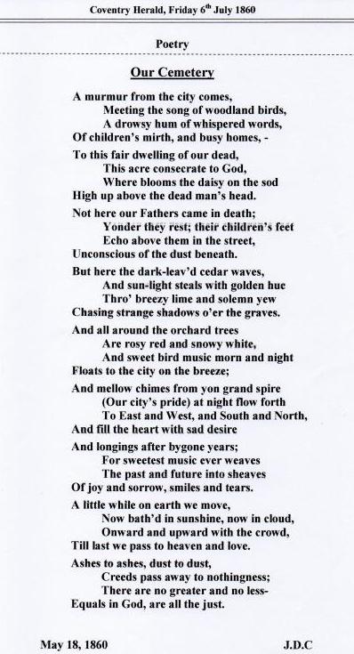 Cemetery Poem