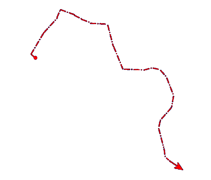 The route taken by the beech tree October 1850